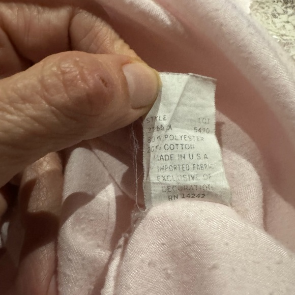 1980s Christian Dior Lace & Open Weave Embellishment Nightgown‎ - Picture 11 of 11